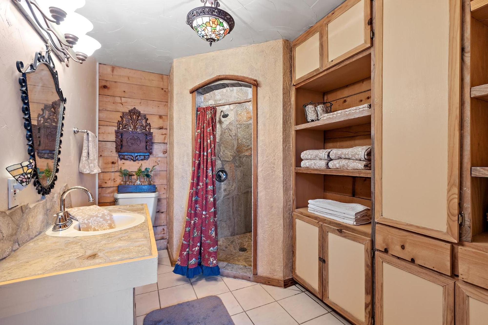 Mighty Oak Log Cabin フレデリックスバーグ エクステリア 写真