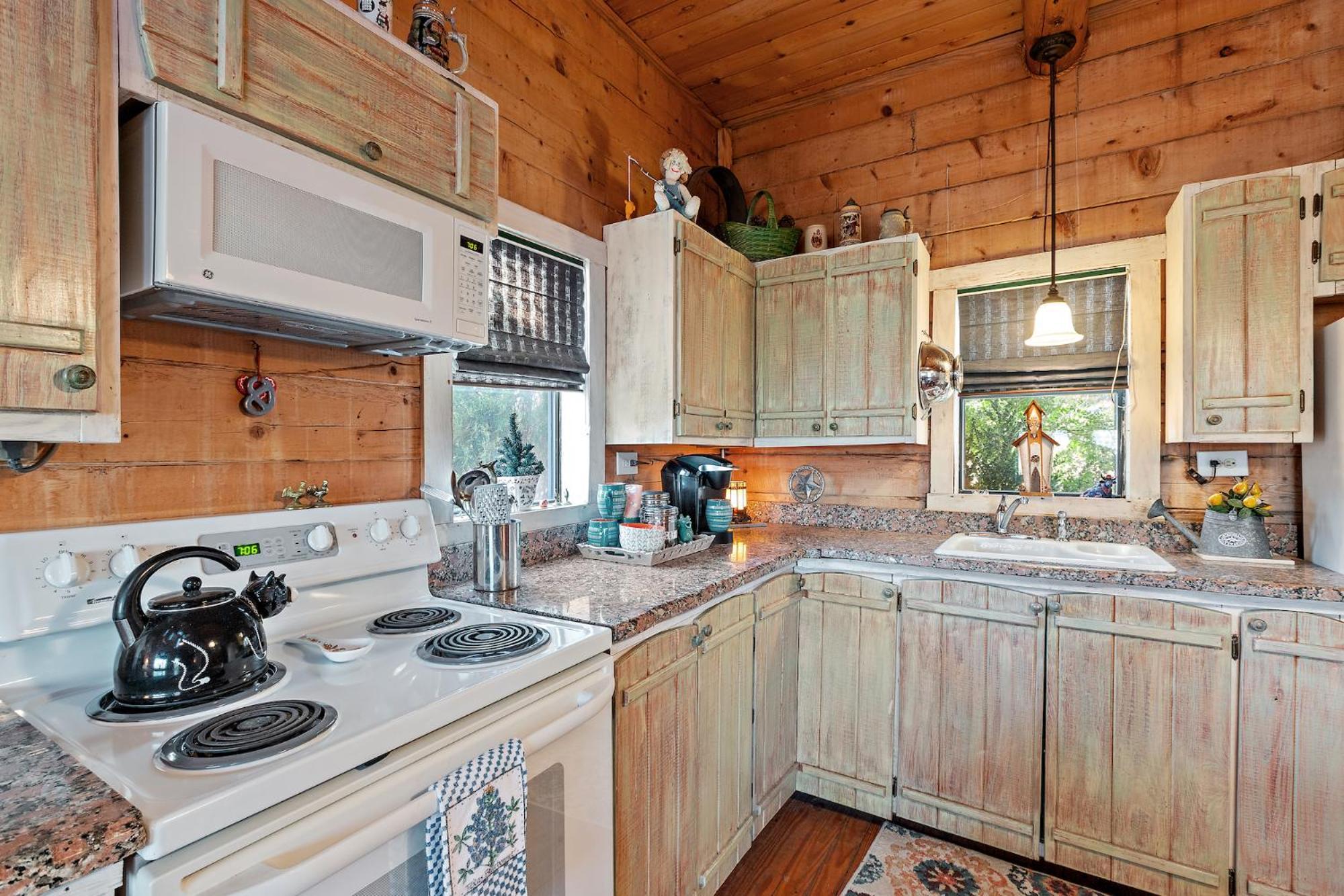 Mighty Oak Log Cabin フレデリックスバーグ エクステリア 写真