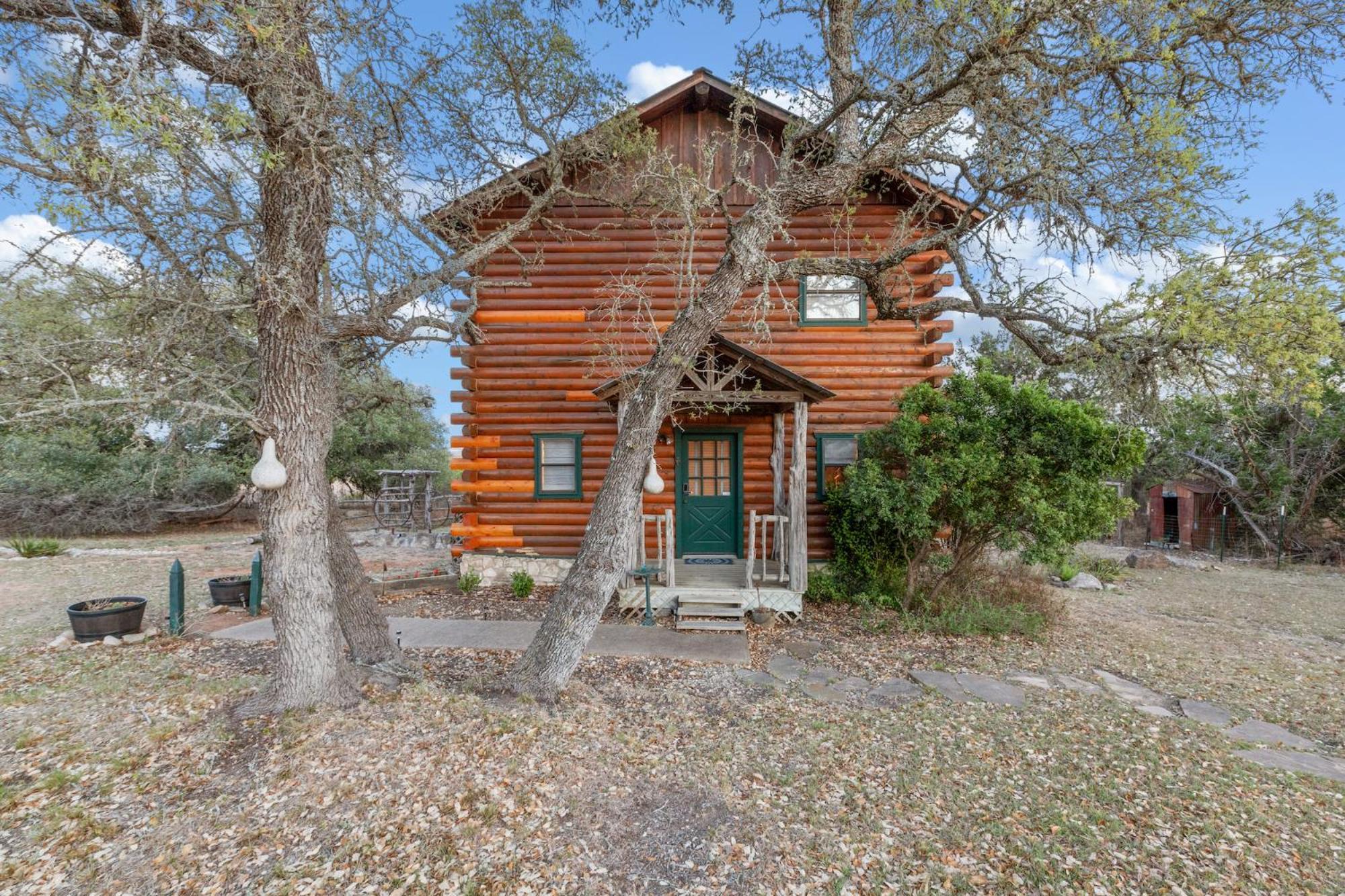 Mighty Oak Log Cabin フレデリックスバーグ エクステリア 写真