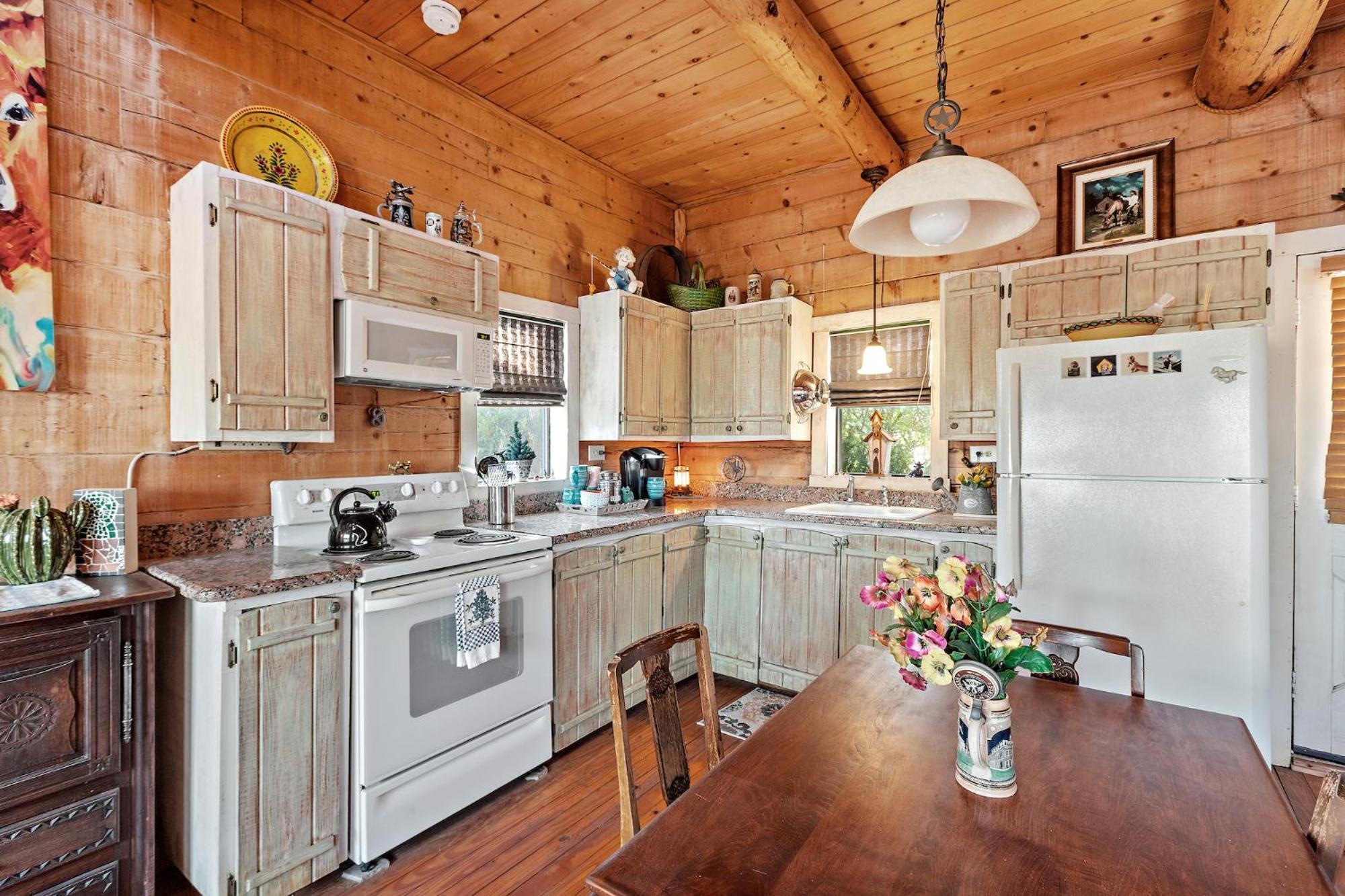 Mighty Oak Log Cabin フレデリックスバーグ エクステリア 写真