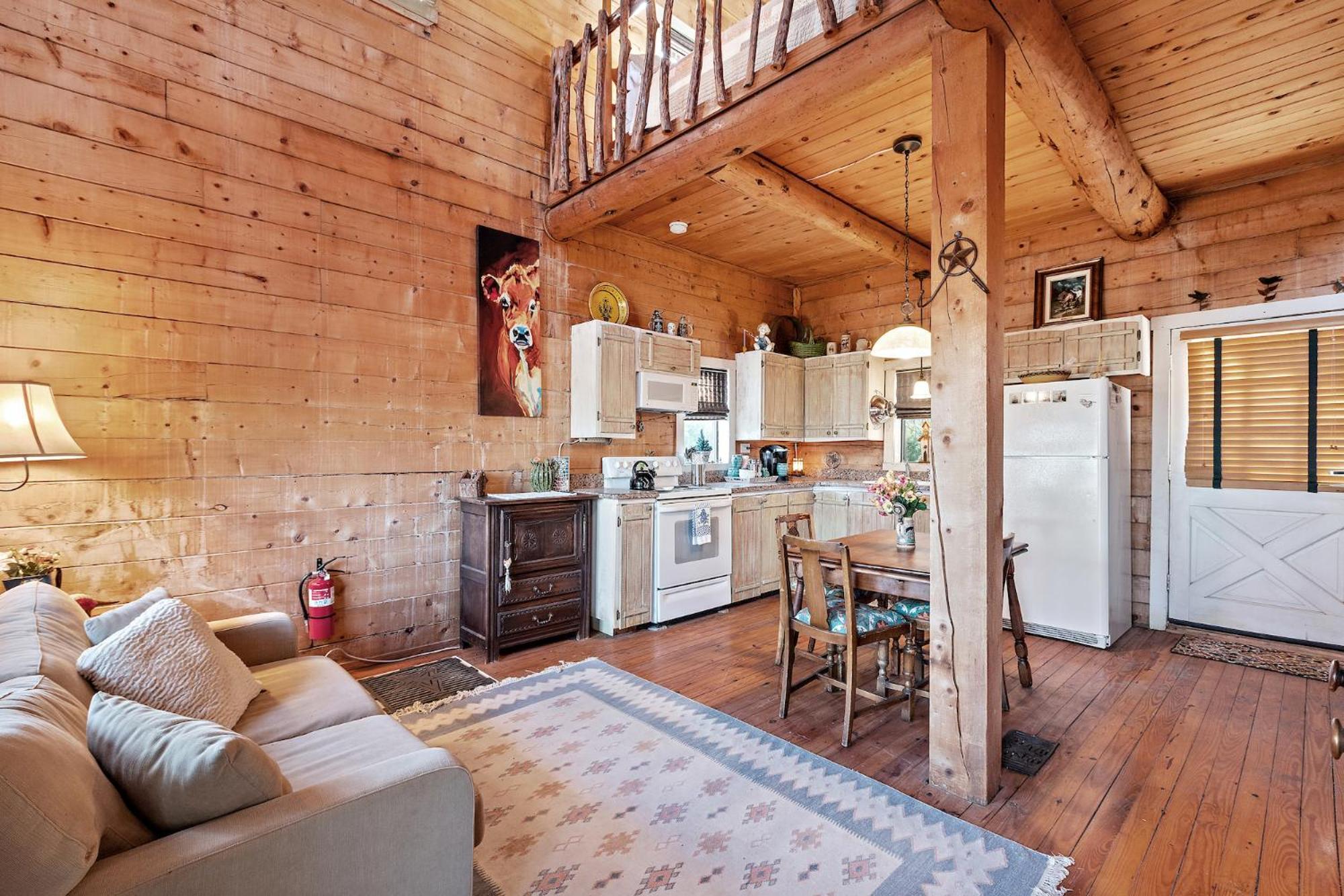 Mighty Oak Log Cabin フレデリックスバーグ エクステリア 写真