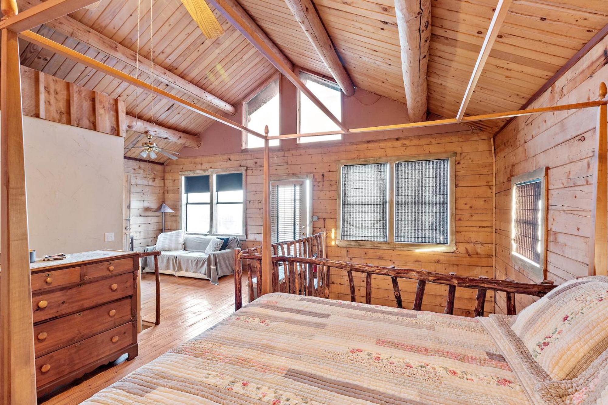 Mighty Oak Log Cabin フレデリックスバーグ エクステリア 写真