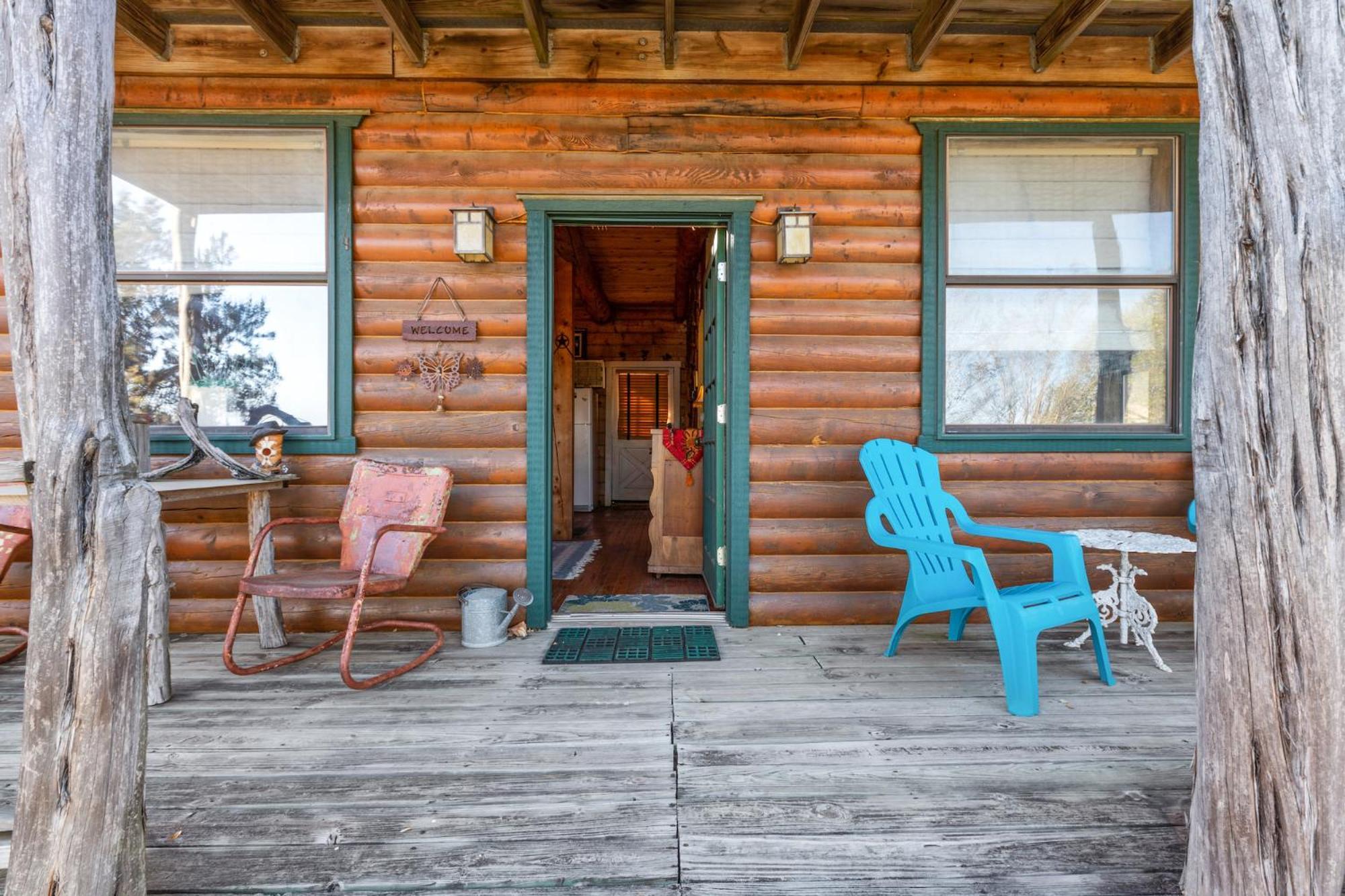 Mighty Oak Log Cabin フレデリックスバーグ エクステリア 写真