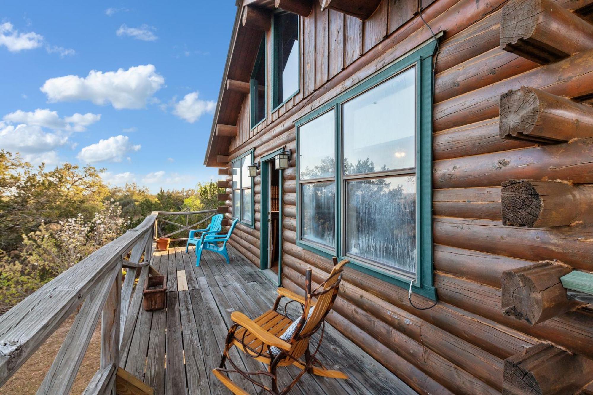 Mighty Oak Log Cabin フレデリックスバーグ エクステリア 写真