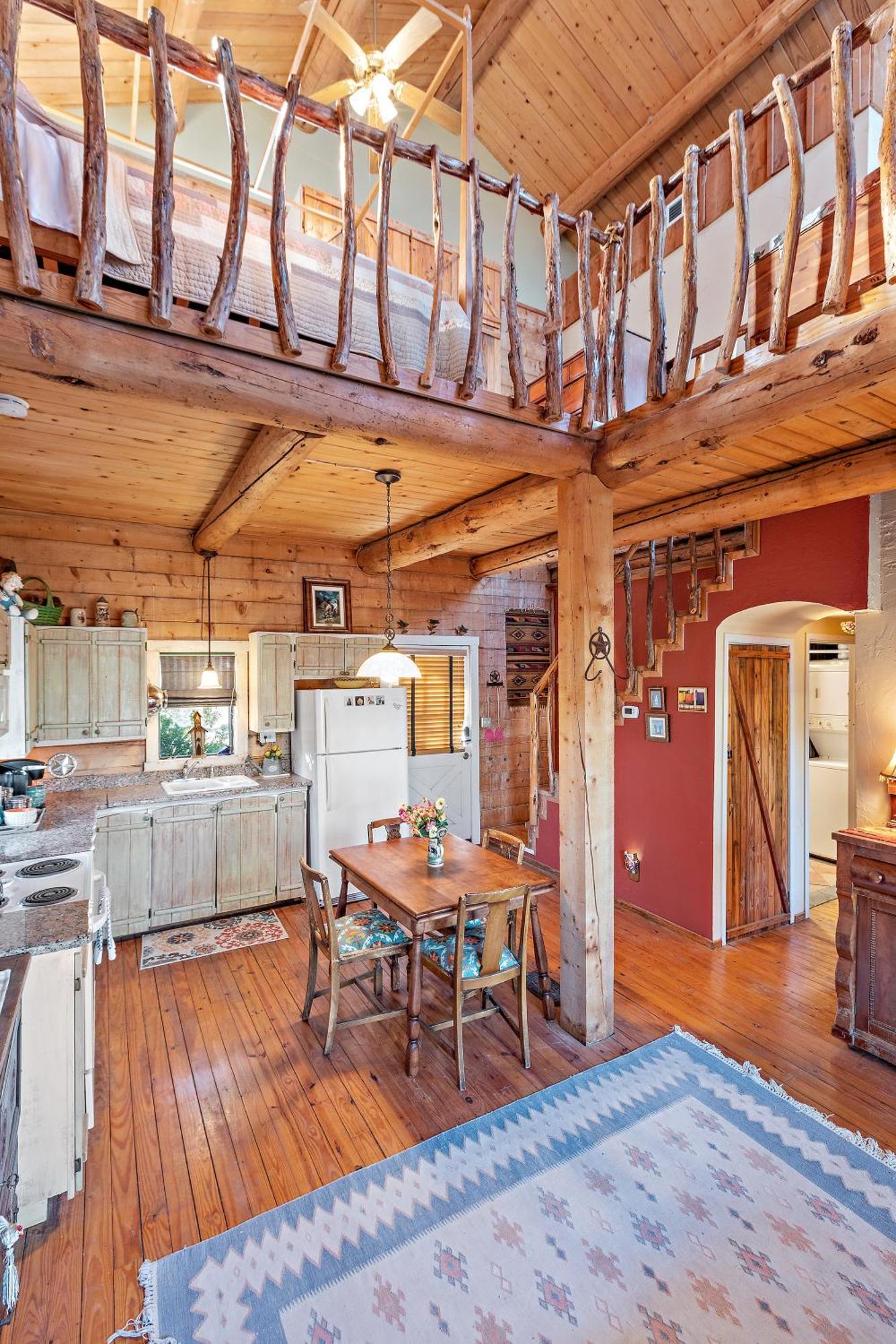 Mighty Oak Log Cabin フレデリックスバーグ エクステリア 写真